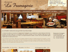 Tablet Screenshot of lafromagerie-courchevel.com